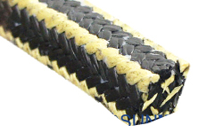Graphite PTFE Packing with Aramid Fiber Corners